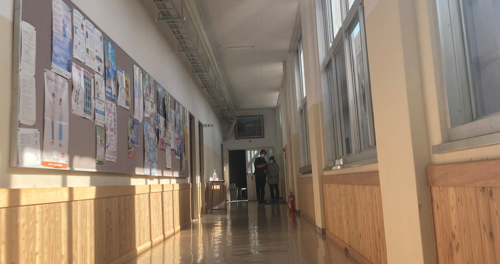 学校の廊下